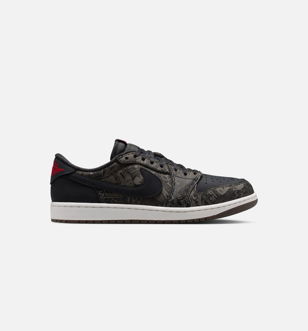 Air Jordan 1 Retro Low OG 黑红配色男士低帮休闲鞋
