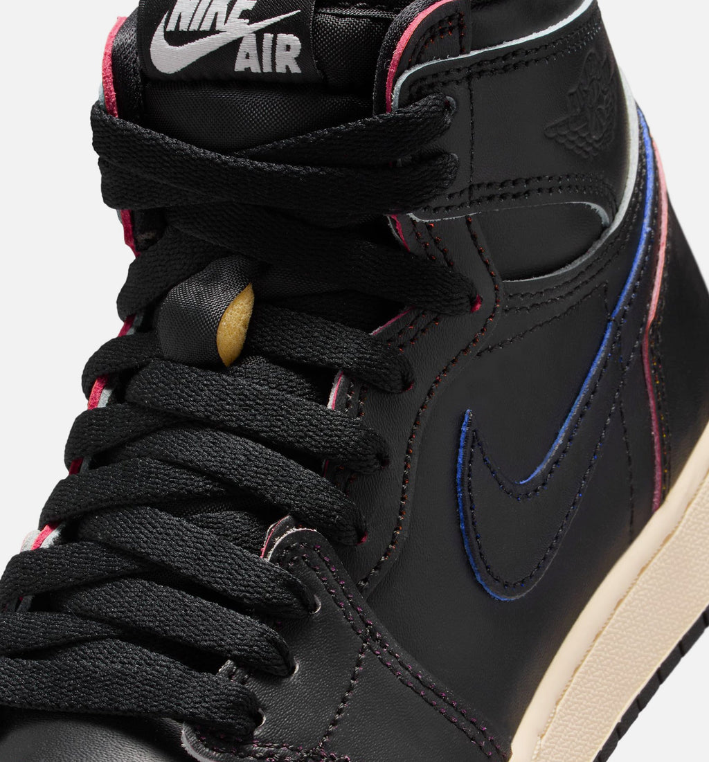 Air Jordan 1 Retro High OG “Black Muslin” 大童高帮休闲鞋 (GS)