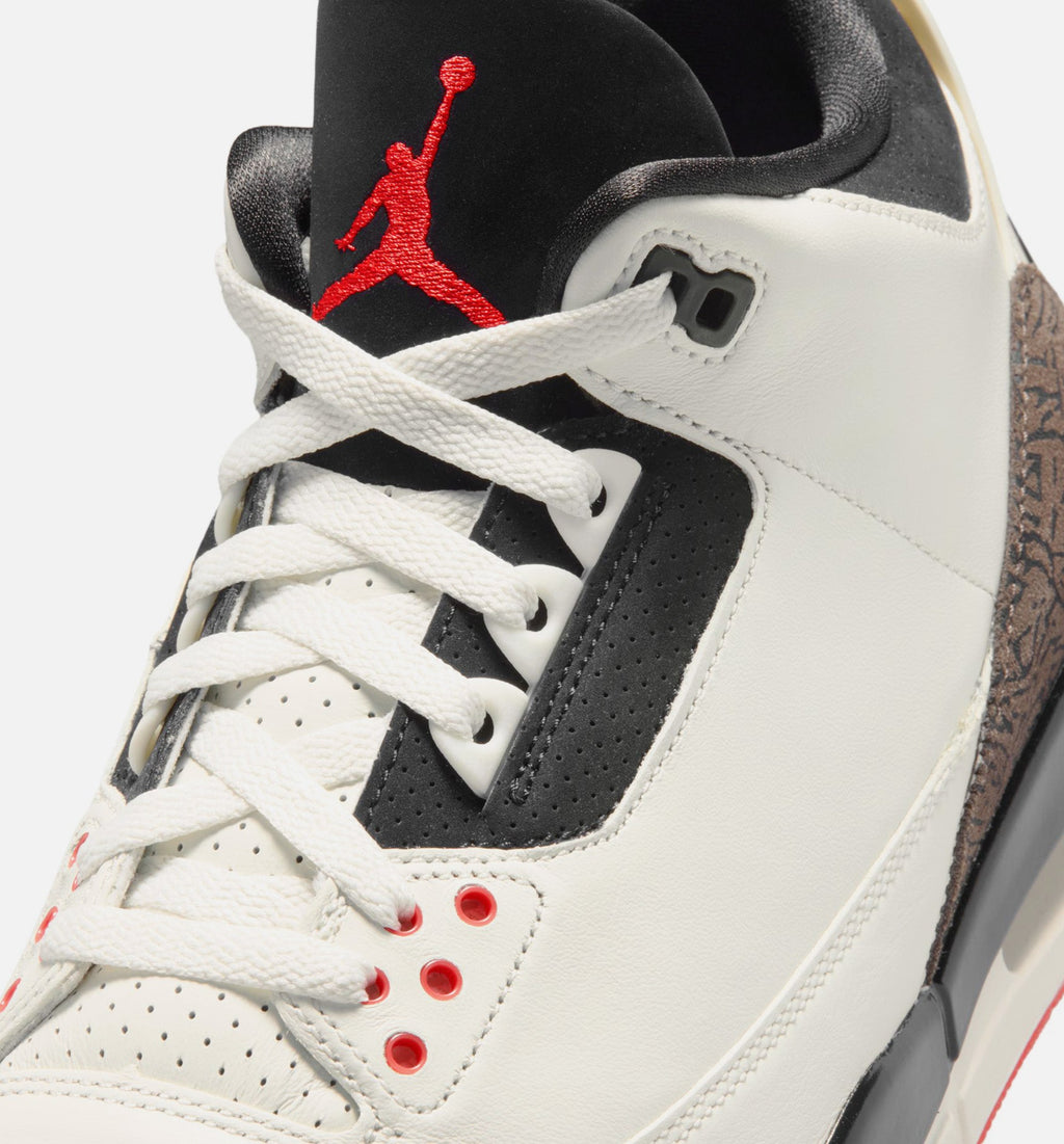 Air Jordan 3 Retro “Sail and University Red” 男士休闲鞋