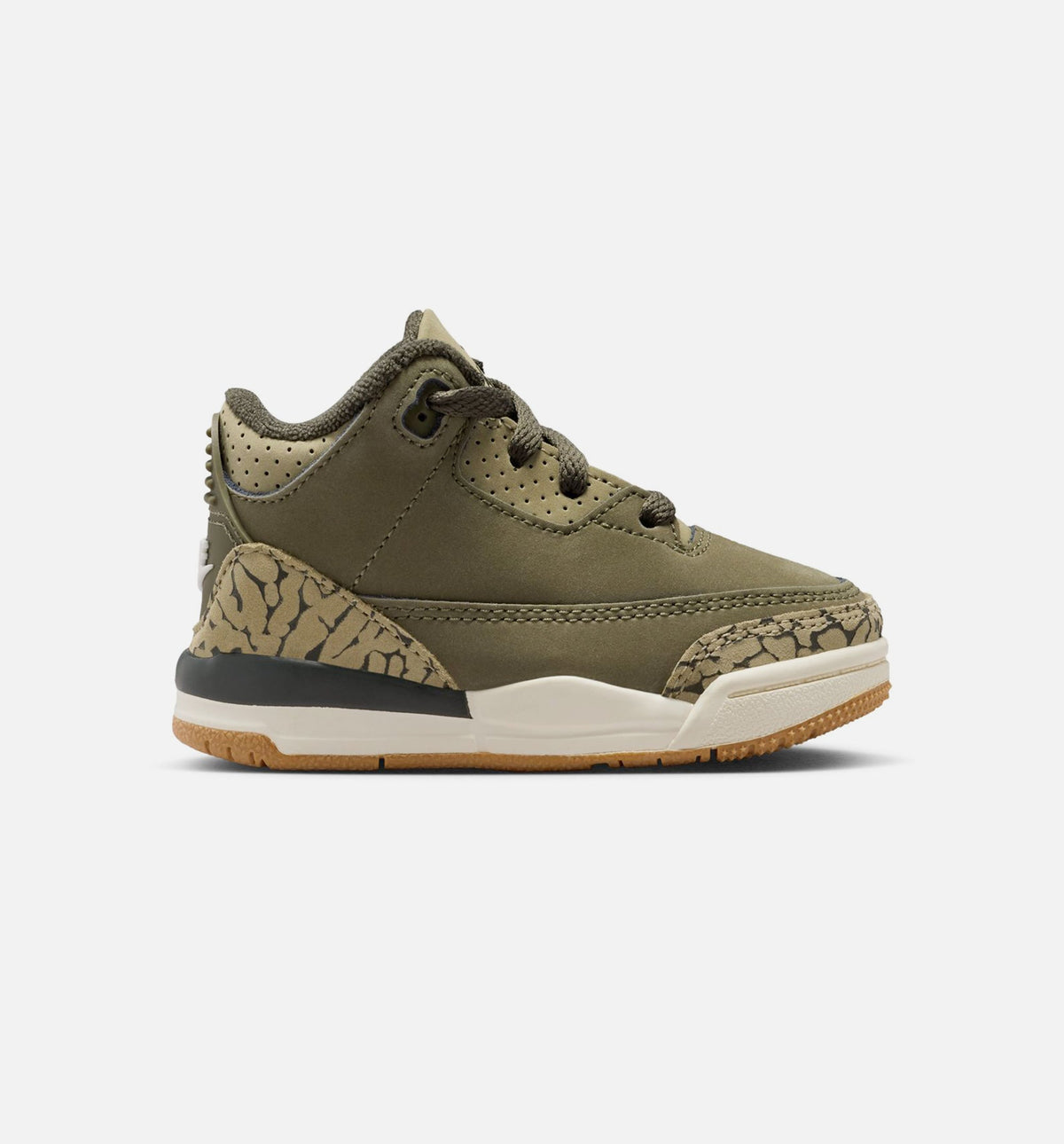 Air Jordan 3 Retro “Medium Olive” 婴幼儿休闲鞋
