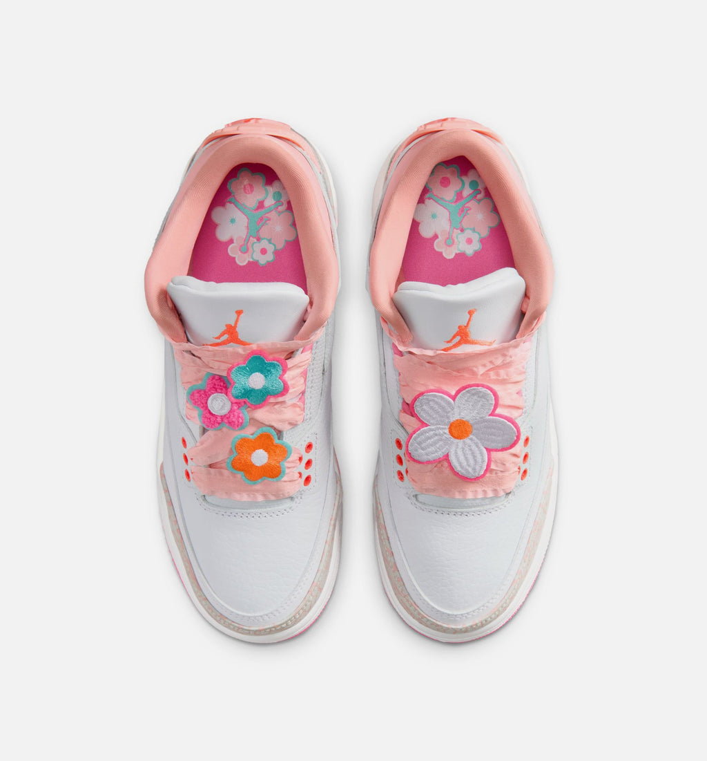 Air Jordan 3 Retro “Spring Flowers” 大童休闲鞋 (GS)