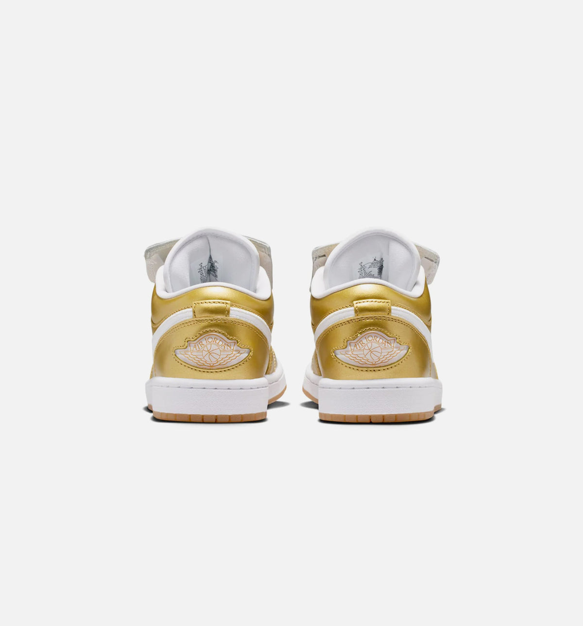 Air Jordan 1 Low “Gold / White / Gum Yellow” 女士休闲鞋
