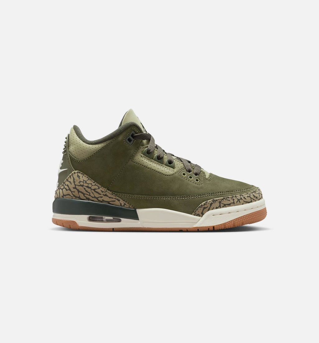 Air Jordan 3 Retro “Medium Olive” 大童休闲鞋 (GS)