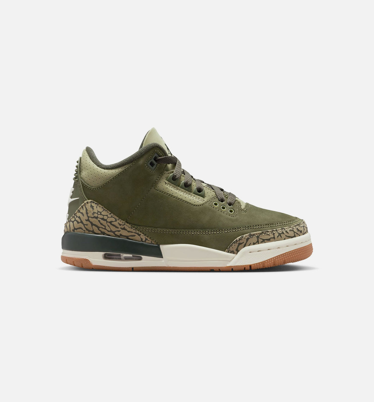 Air Jordan 3 Retro “Medium Olive” 大童休闲鞋 (GS)