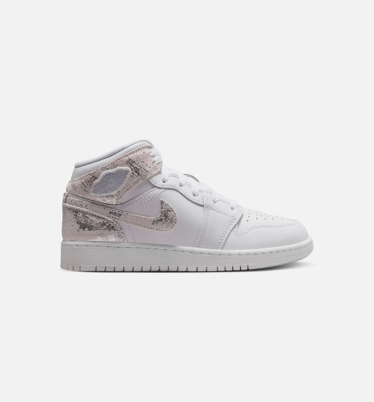 Air Jordan 1 Mid SE “White Field Silver” 大童休闲鞋