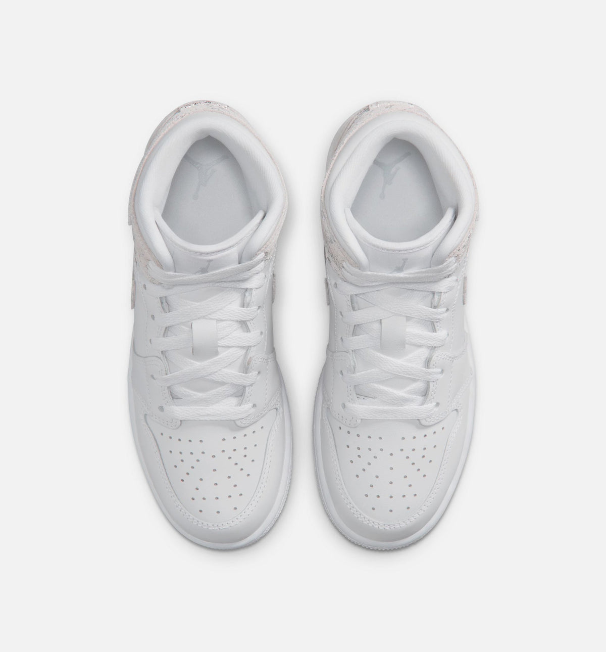Air Jordan 1 Mid SE “White Field Silver” 大童休闲鞋