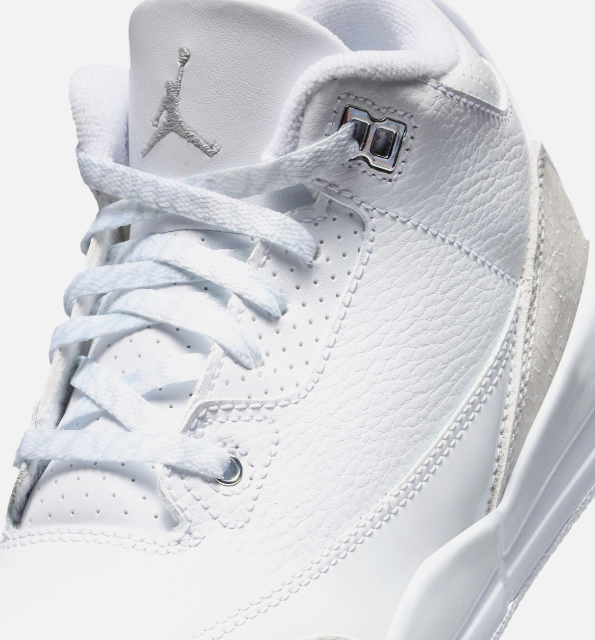 Air Jordan 3 Retro 白銀配色幼童休闲鞋 (PS)