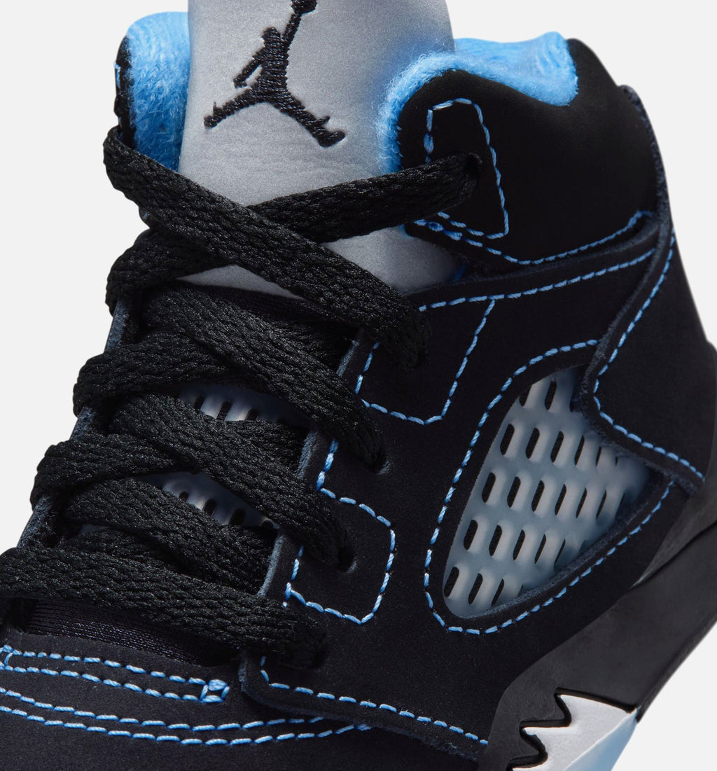 Air Jordan 5 Retro “Black Carolina” 婴幼儿休闲鞋