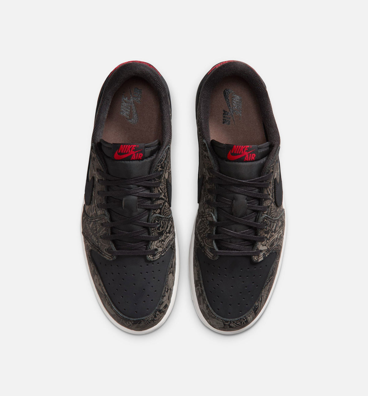Air Jordan 1 Retro Low OG 黑红配色男士低帮休闲鞋