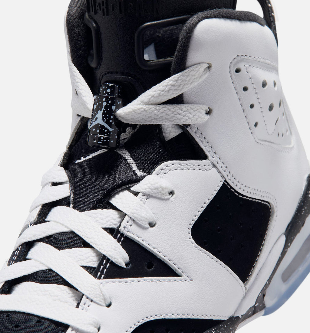 Air Jordan 6 Retro 黑白配色大童休闲鞋 (GS)