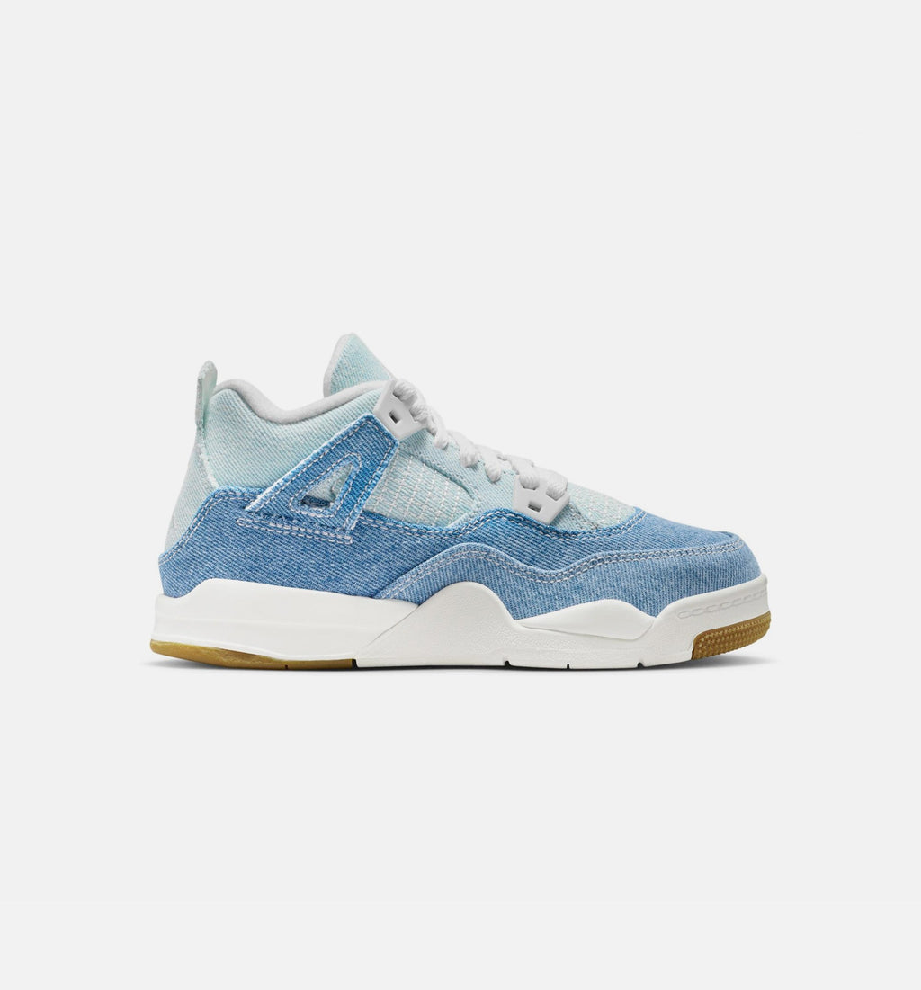 Air Jordan 4 Retro “Worn Blue” 幼童休闲鞋 (PS)