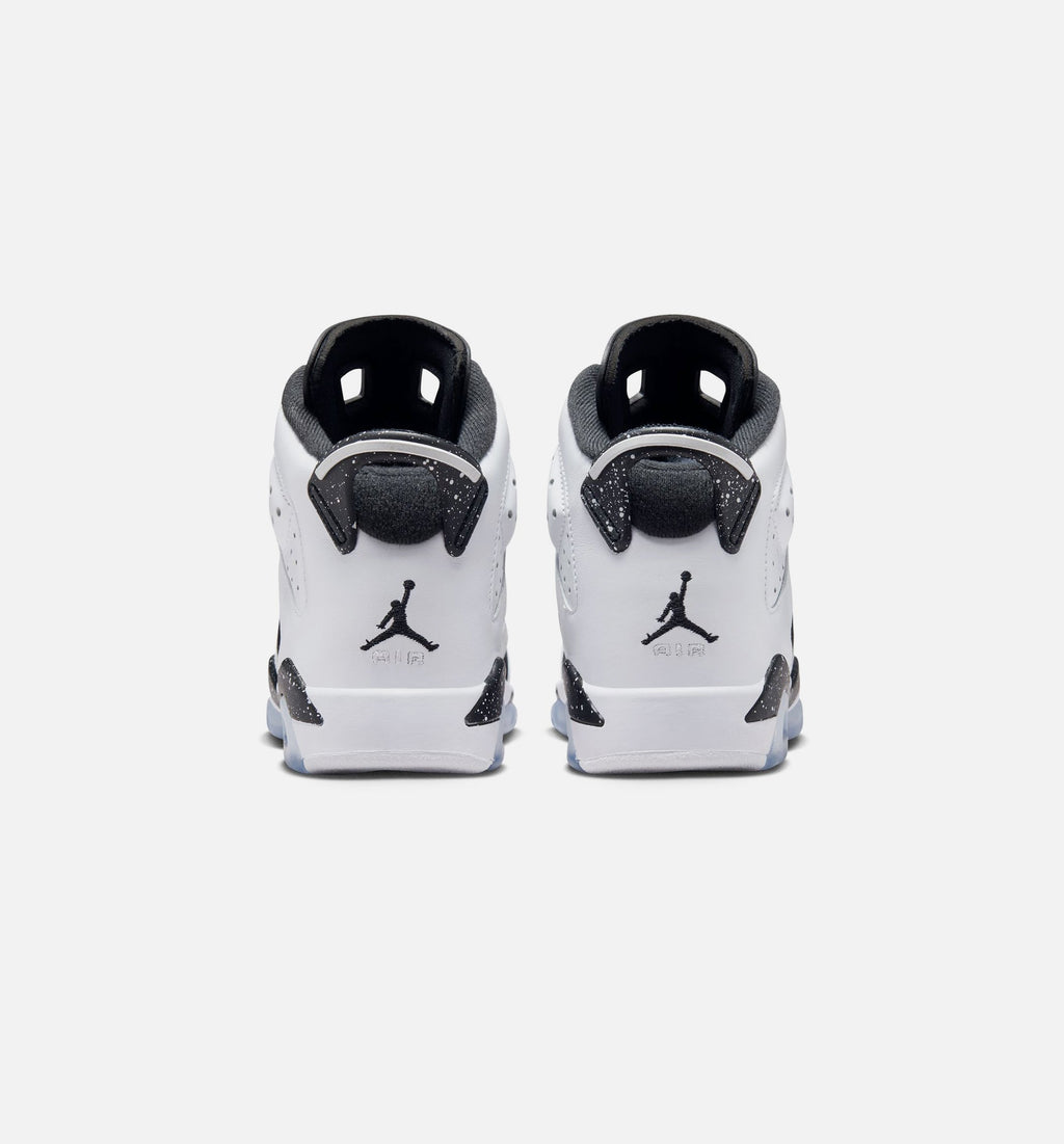 Air Jordan 6 Retro 黑白配色大童休闲鞋 (GS)