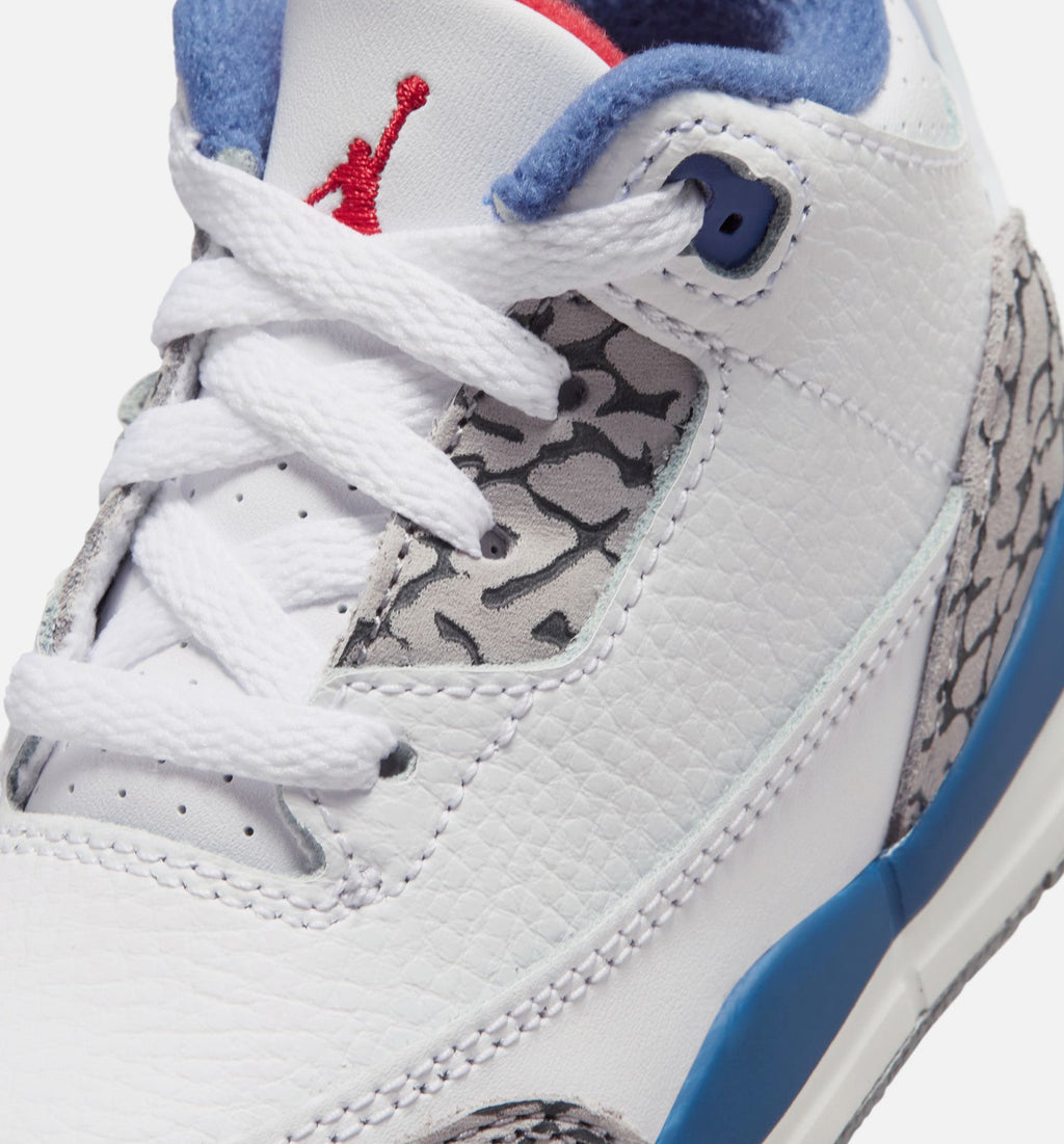 Air Jordan 3 Retro OG “True Blue” 婴幼儿休闲鞋