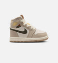 Air Jordan 1 Retro High OG “Khaki” 婴幼儿高帮休闲鞋