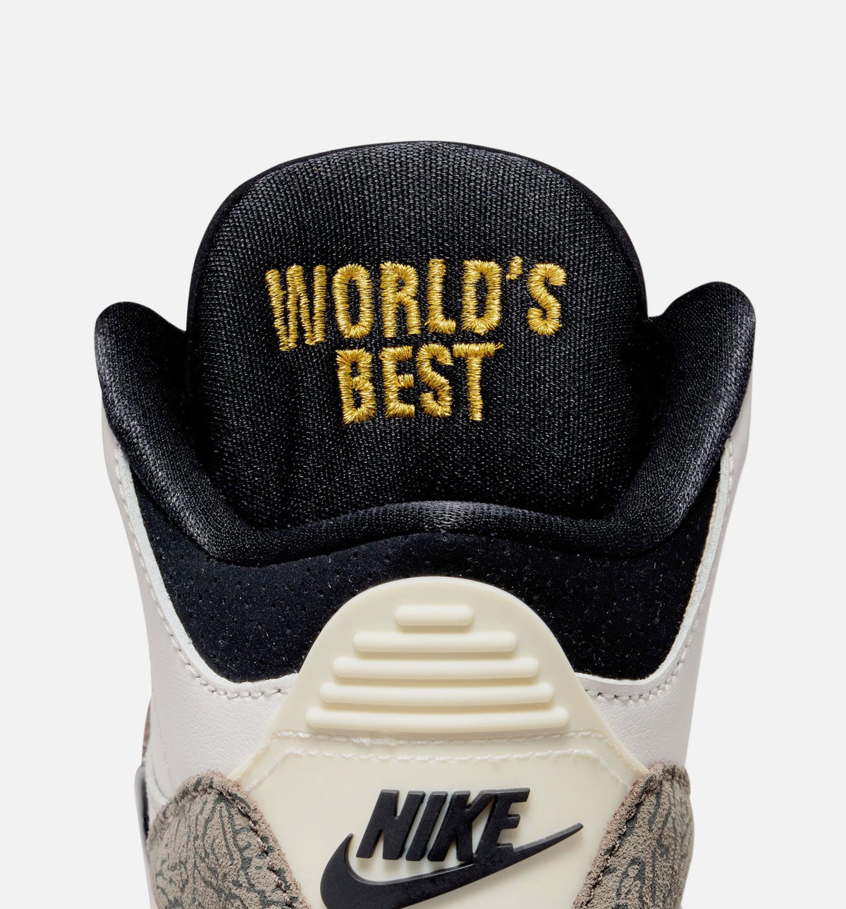 Air Jordan 3 Retro “Sail and University Red” 幼童休闲鞋 (PS)