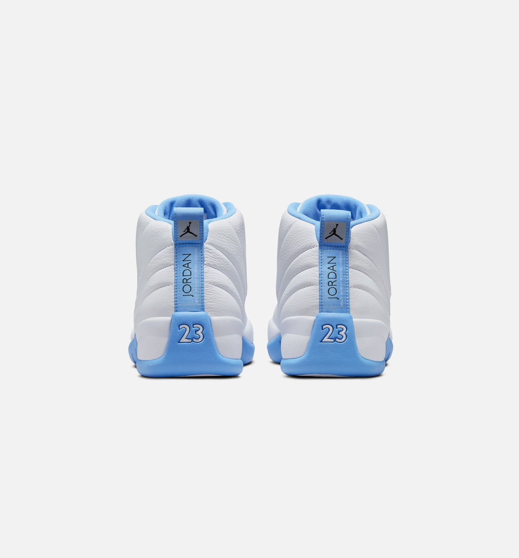 Air Jordan 12 Retro “White and University Blue” 男士休闲鞋