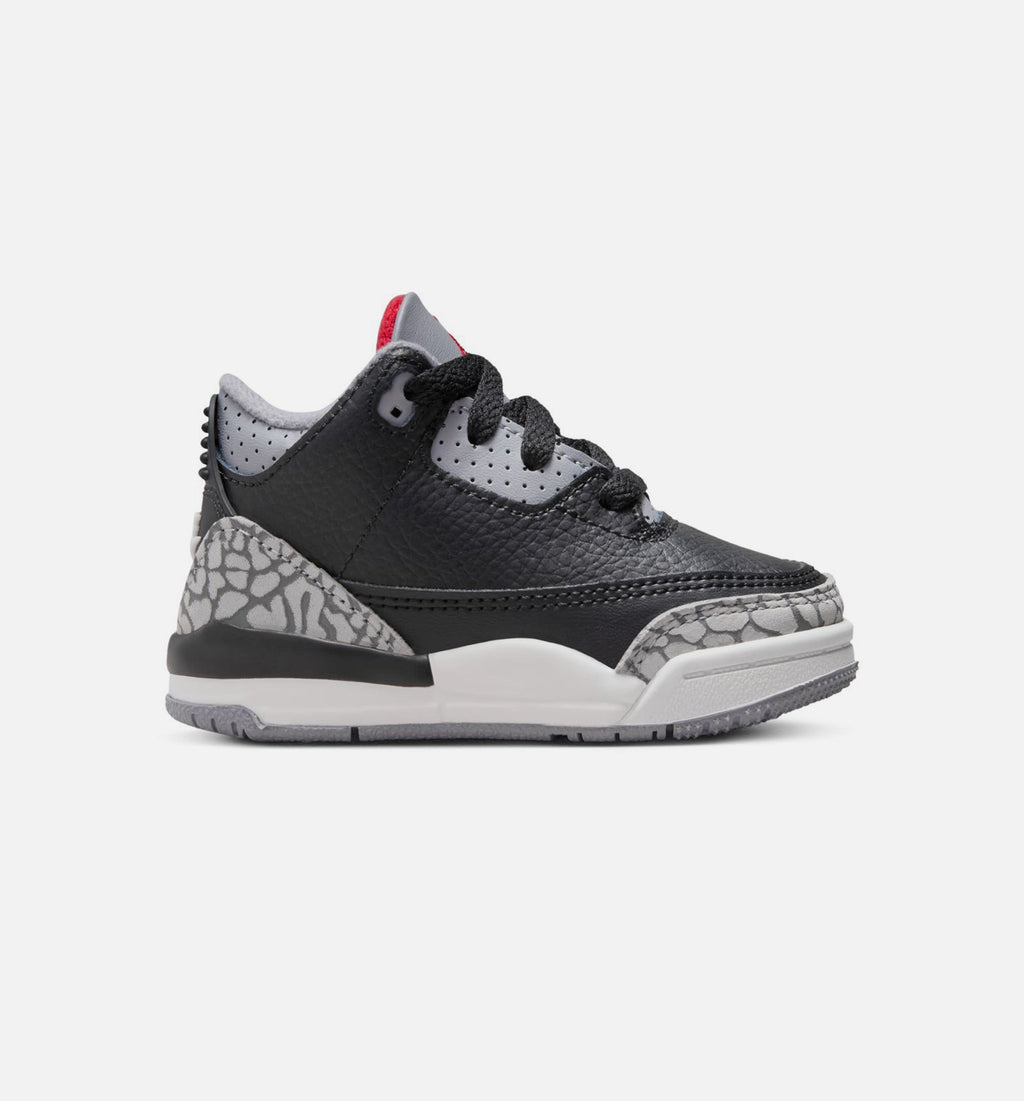 Air Jordan 3 Retro “Black Cement” 婴幼儿休闲鞋