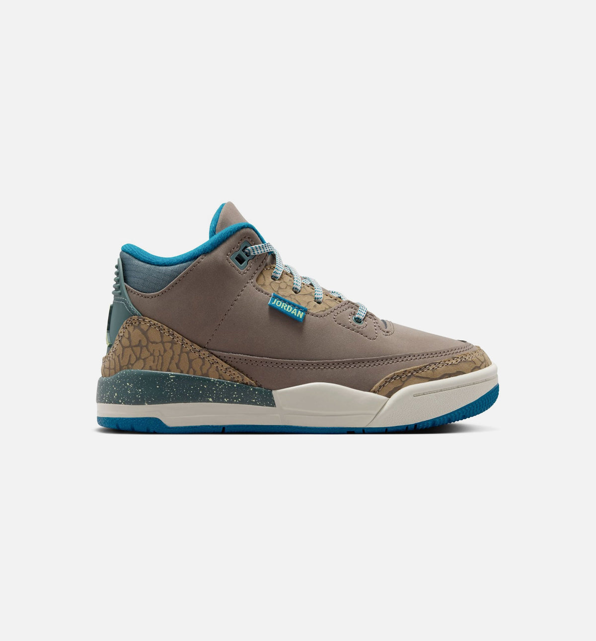 Air Jordan 3 Retro “Olive Grey” 幼童休闲鞋 (PS)