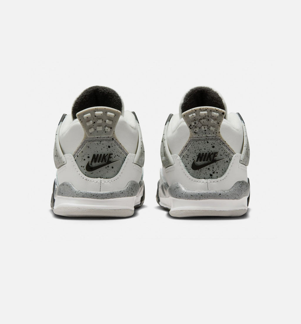 Air Jordan 4 Retro “White Cement” 婴幼儿休闲鞋
