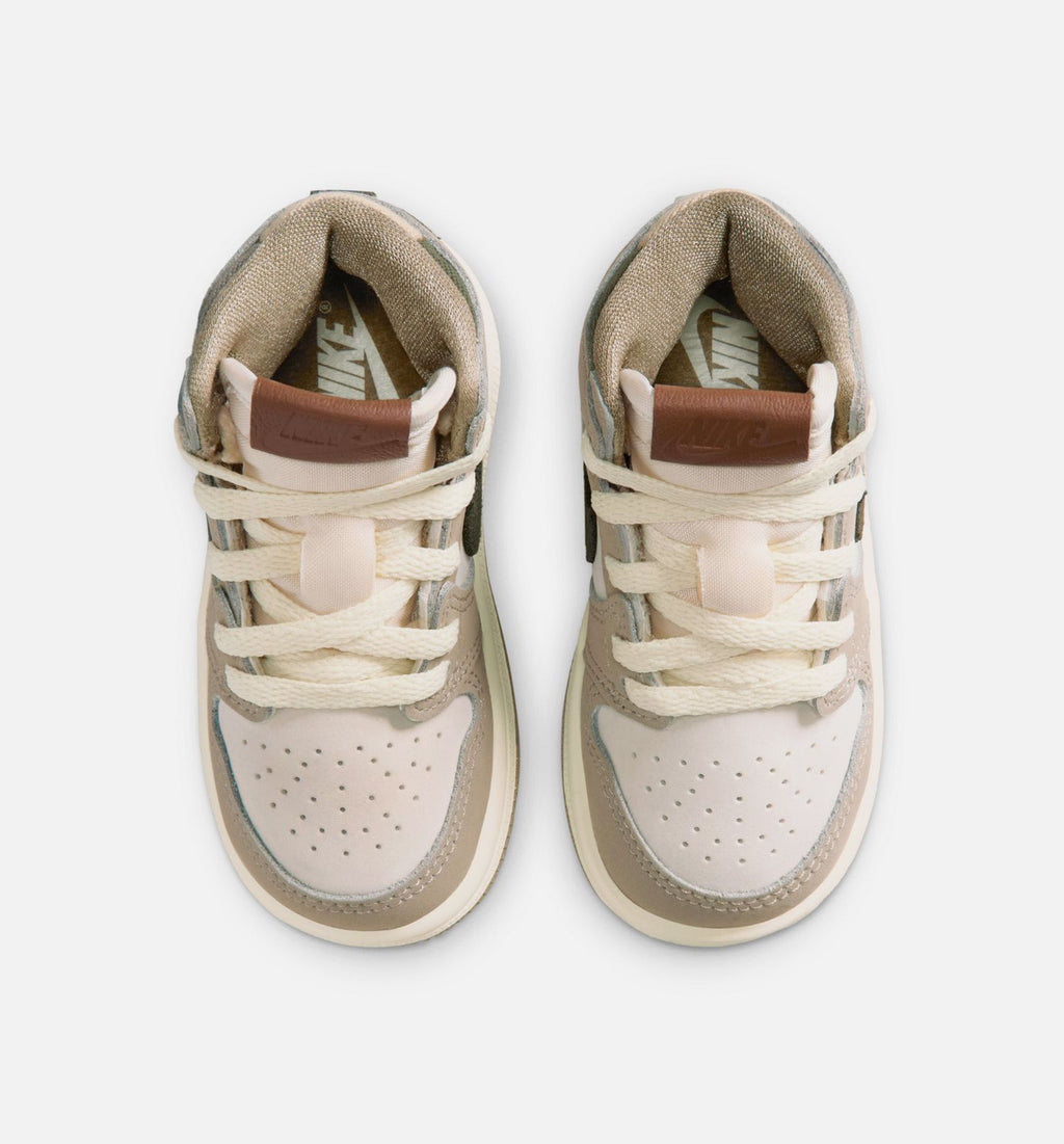 Air Jordan 1 Retro High OG “Khaki” 婴幼儿高帮休闲鞋