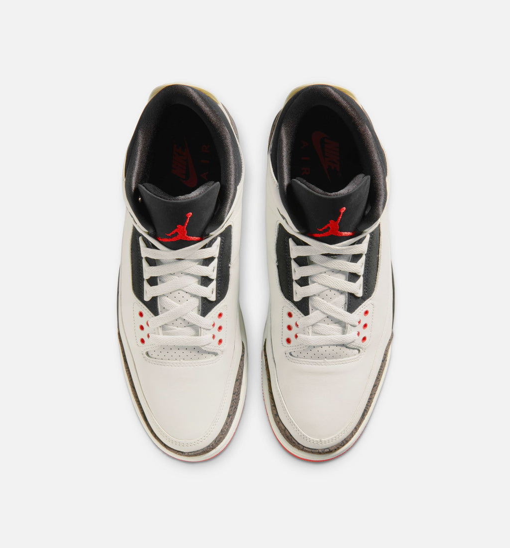 Air Jordan 3 Retro “Sail and University Red” 男士休闲鞋