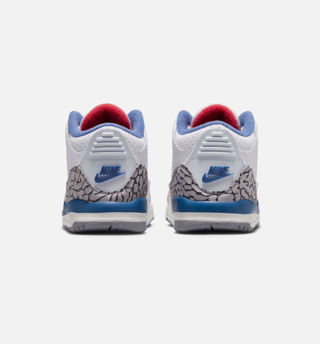 Air Jordan 3 Retro OG “True Blue” 婴幼儿休闲鞋