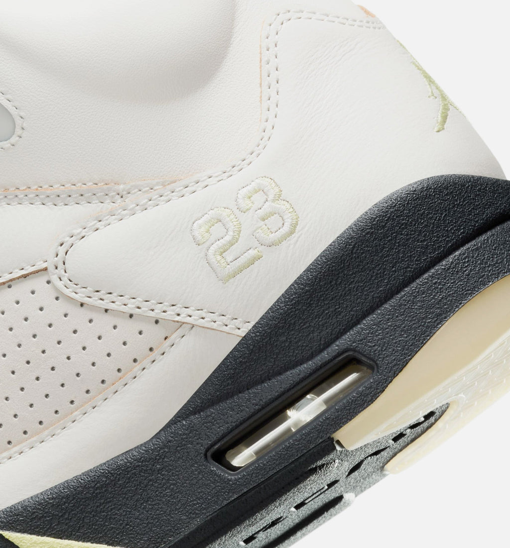 Air Jordan 5 Retro “Luminous Green and Sail” 女款休闲鞋