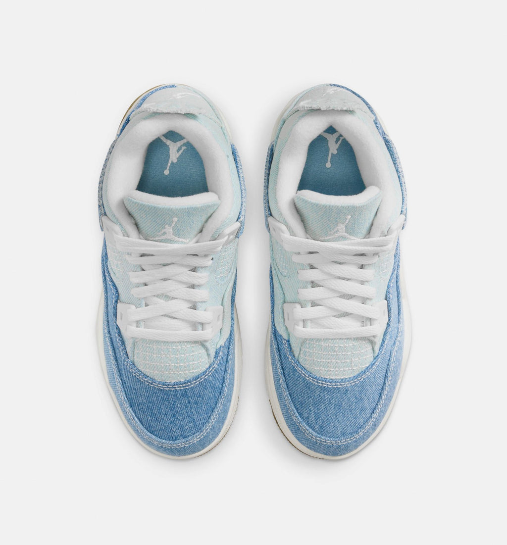 Air Jordan 4 Retro “Worn Blue” 幼童休闲鞋 (PS)