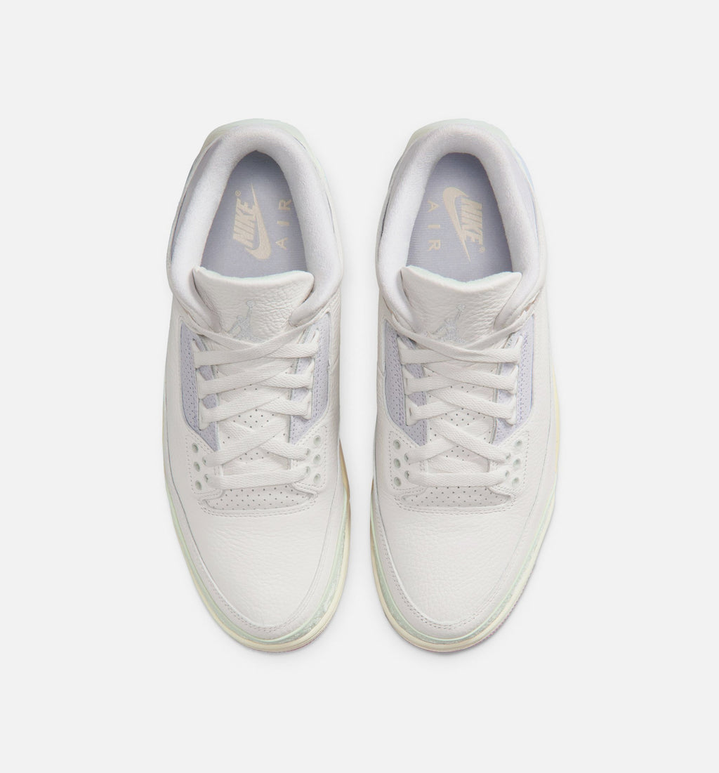 Air Jordan 3 Retro “Sail and Jade Aura” 男士休闲鞋