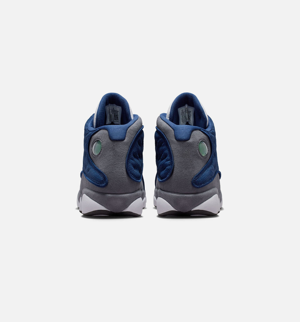 Air Jordan 13 Retro Navy And Flint Grey Mens Lifestyle Shoe - NavyUniversity BlueFlint GreyWhite Free Shipping