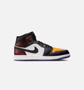 Air Jordan 1 Mid SE “True Red White Court Purple Black” 男士休闲鞋