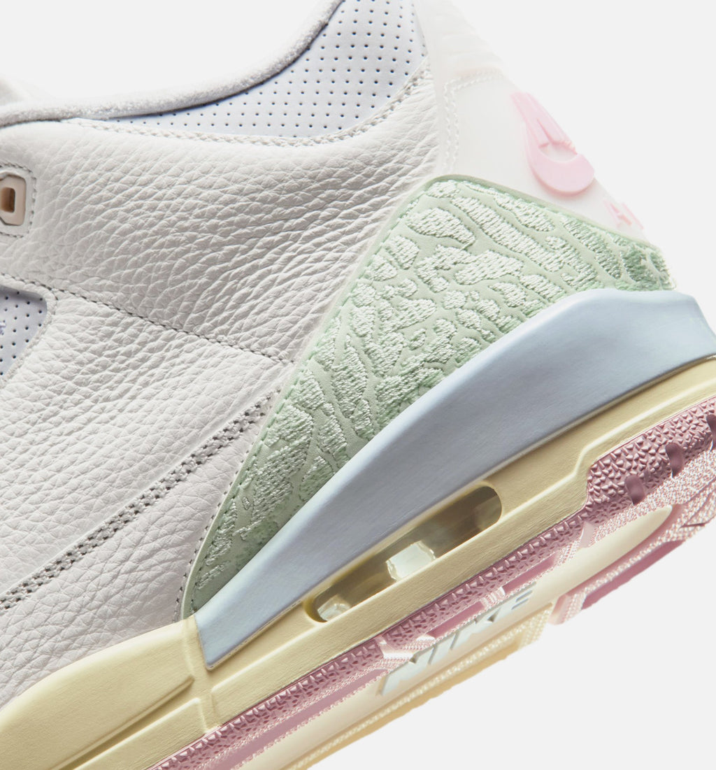 Air Jordan 3 Retro “Sail and Jade Aura” 男士休闲鞋