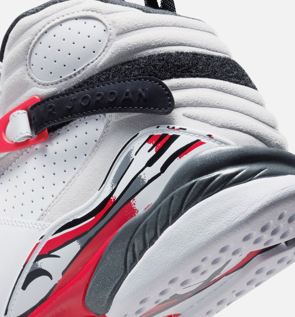 Air Jordan 8 Retro “White and True Red” 男士休闲鞋