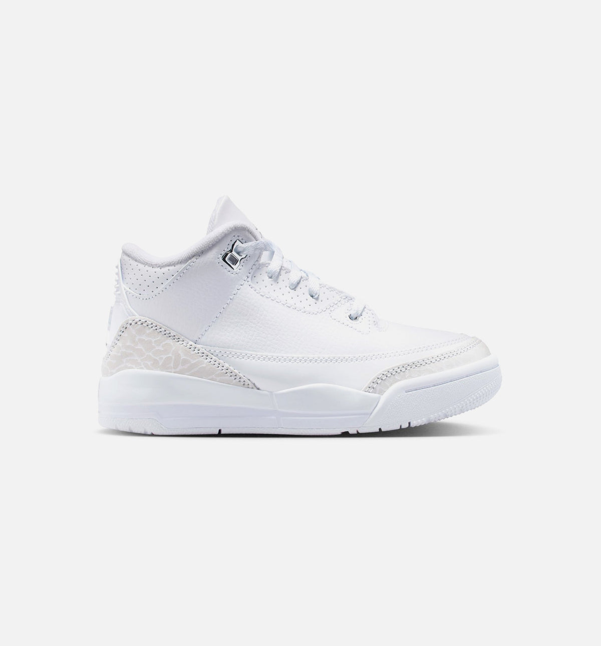 Air Jordan 3 Retro 白銀配色幼童休闲鞋 (PS)