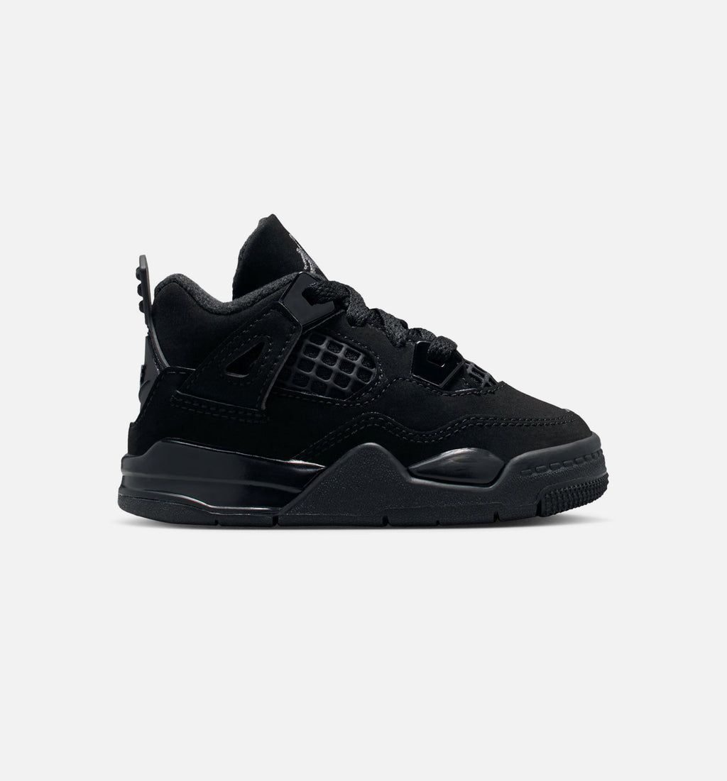 Air Jordan 4 Retro “Black Cat” 婴幼儿休闲鞋