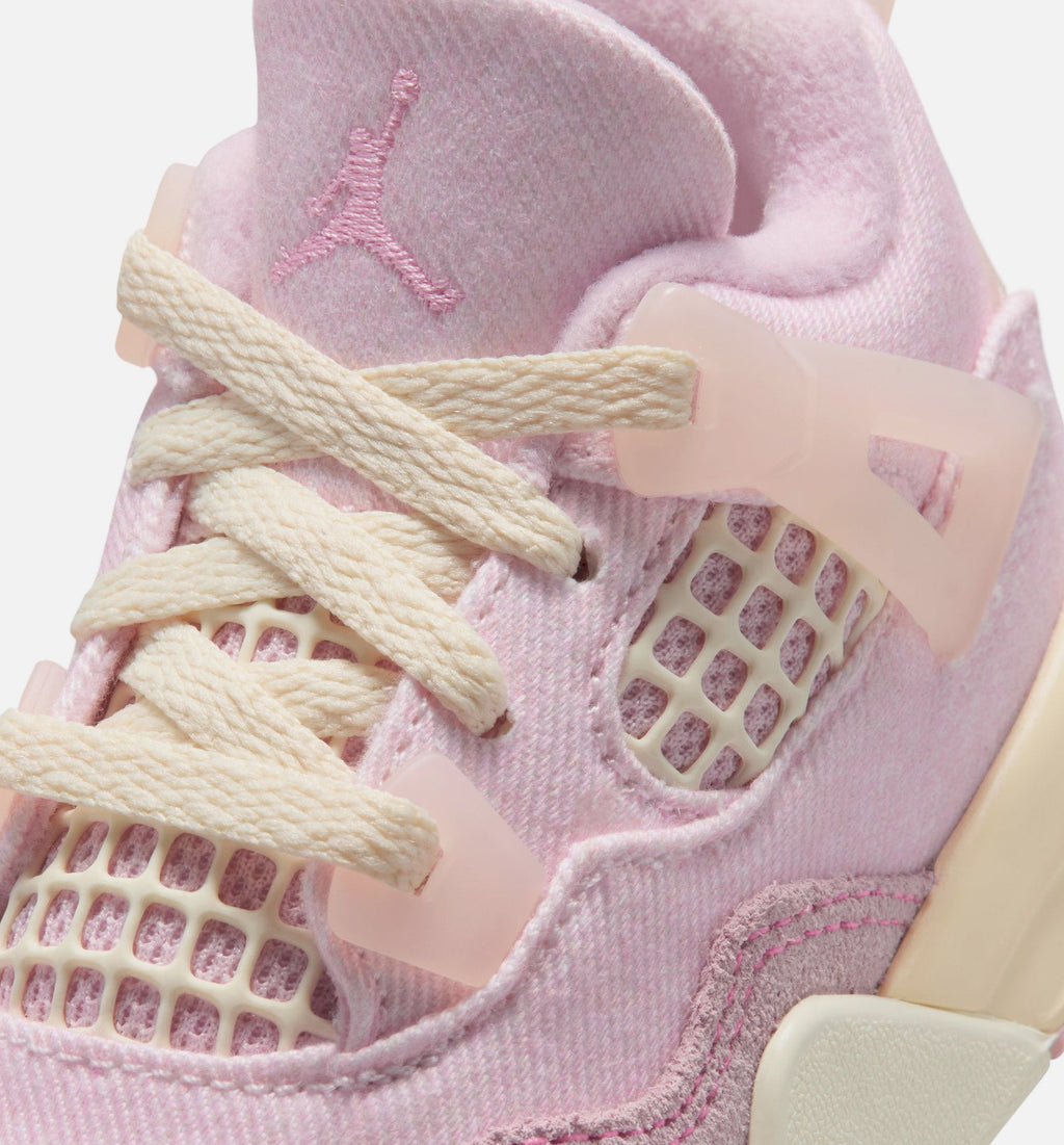 Air Jordan 4 Retro “Pink Pearl and Iced Carmine” 婴幼儿休闲鞋