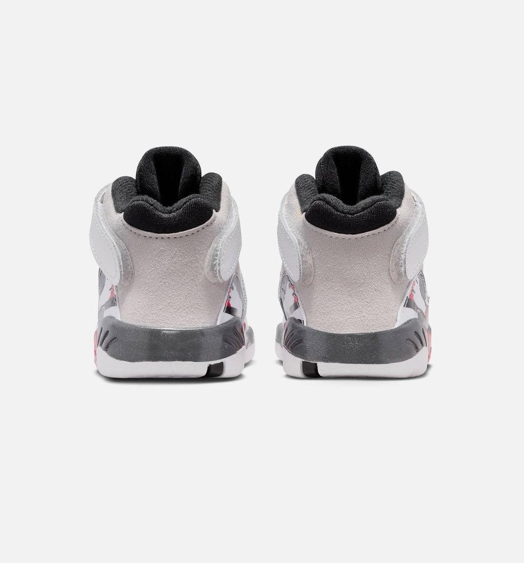 Air Jordan 8 Retro “White and True Red” 婴幼儿休闲鞋