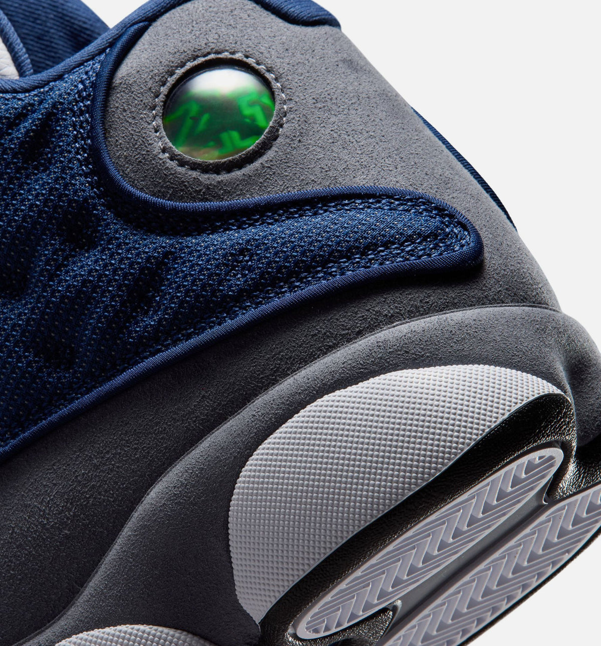 Air Jordan 13 Retro Navy And Flint Grey Mens Lifestyle Shoe - NavyUniversity BlueFlint GreyWhite Free Shipping