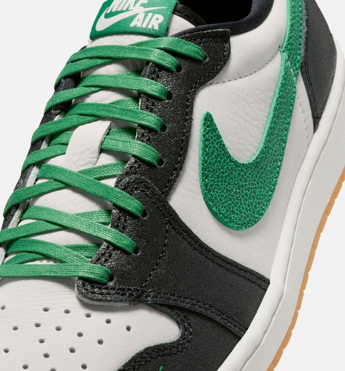Air Jordan 1 Retro Low OG “Phantom Pine Green” 男士低帮休闲鞋