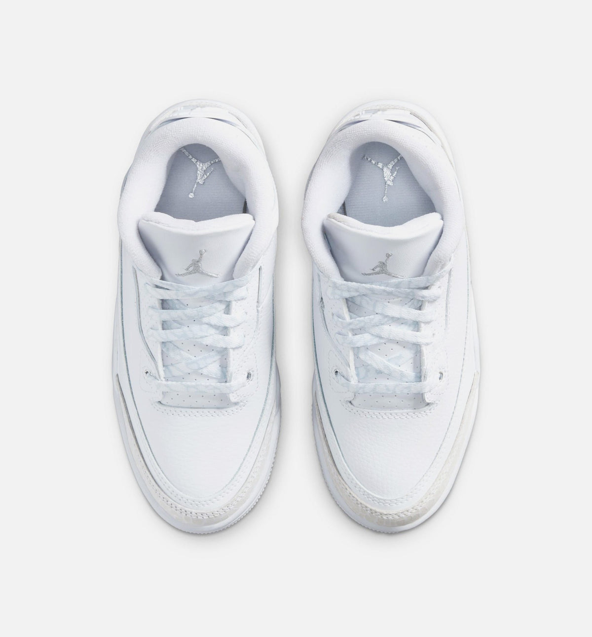 Air Jordan 3 Retro 白銀配色幼童休闲鞋 (PS)