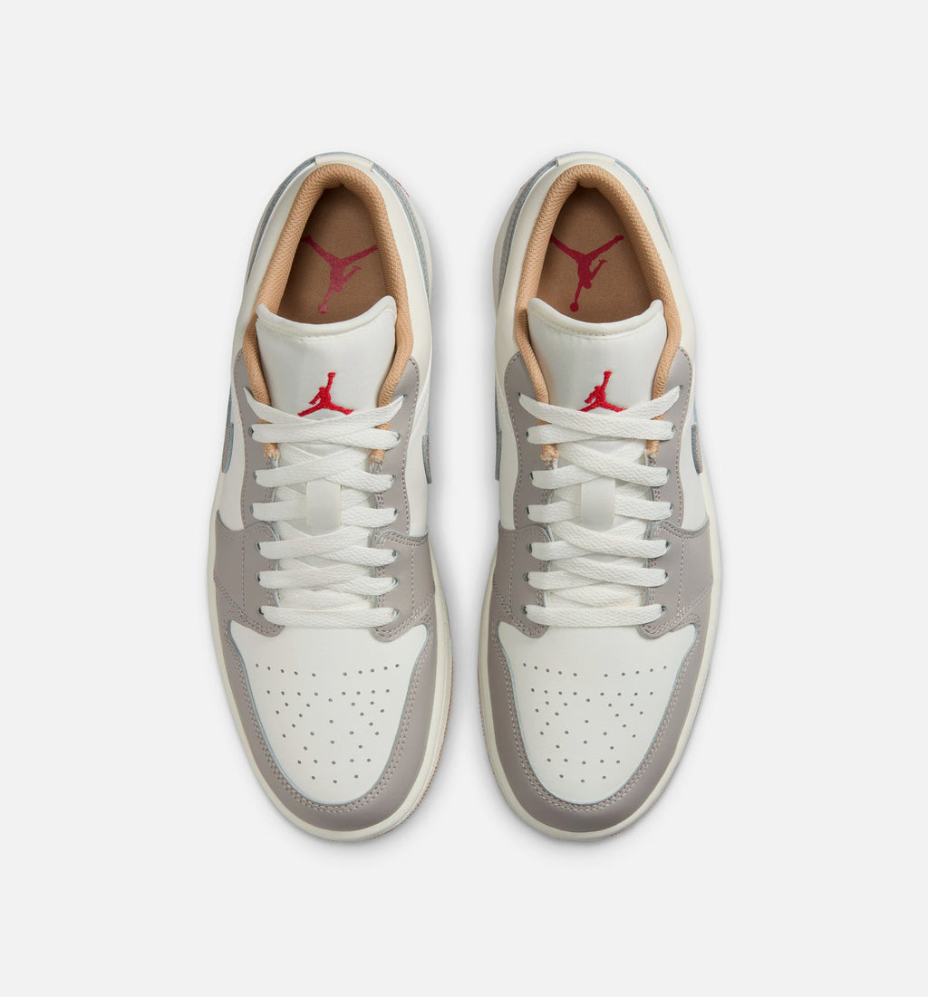Air Jordan 1 Low “Sail/Fire Red” 男士休闲鞋
