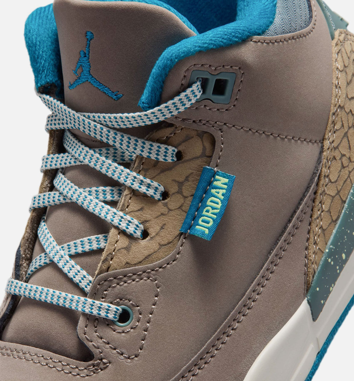 Air Jordan 3 Retro “Olive Grey” 幼童休闲鞋 (PS)