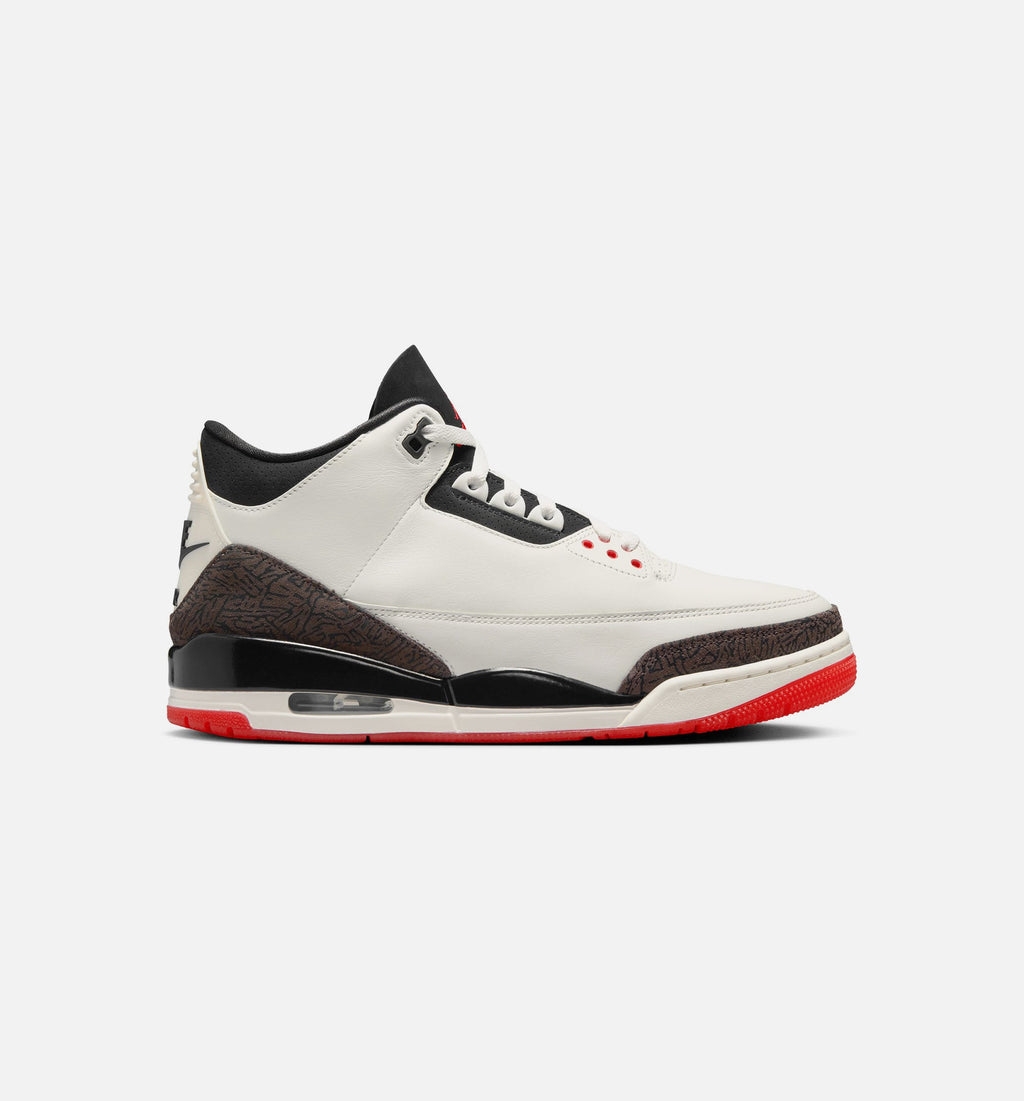 Air Jordan 3 Retro “Sail and University Red” 男士休闲鞋