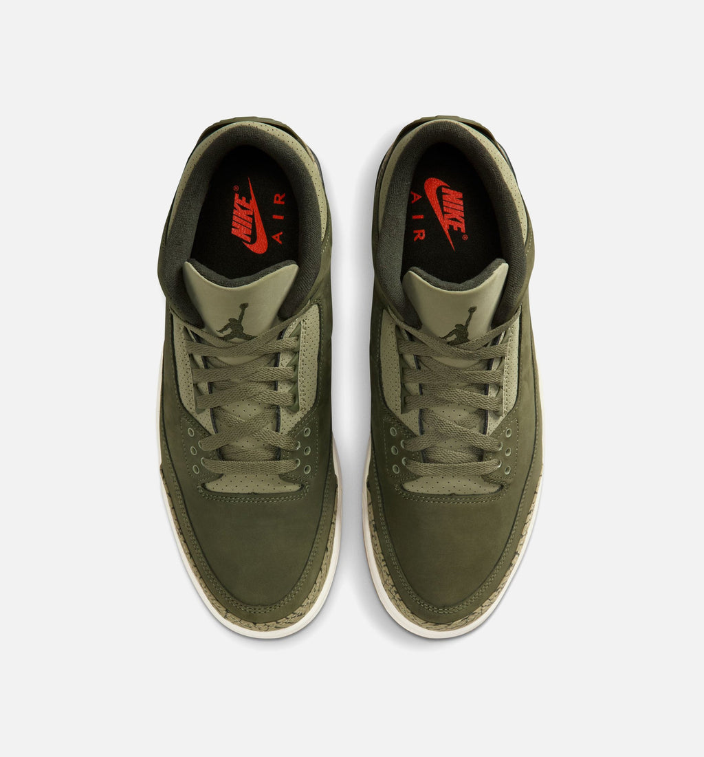 Air Jordan 3 Retro “Medium Olive” 男士休闲鞋