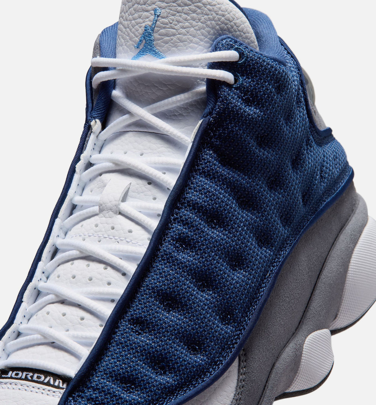 Air Jordan 13 Retro Navy And Flint Grey Mens Lifestyle Shoe - NavyUniversity BlueFlint GreyWhite Free Shipping