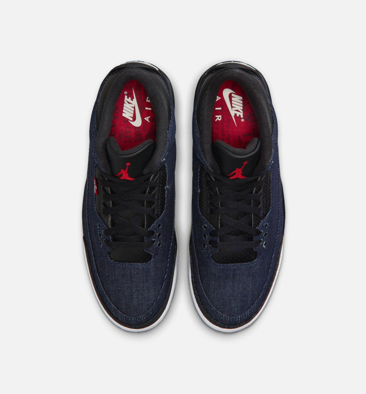 Air Jordan 3 x Levi’s “Indigo / Gym Red” 男士休闲鞋